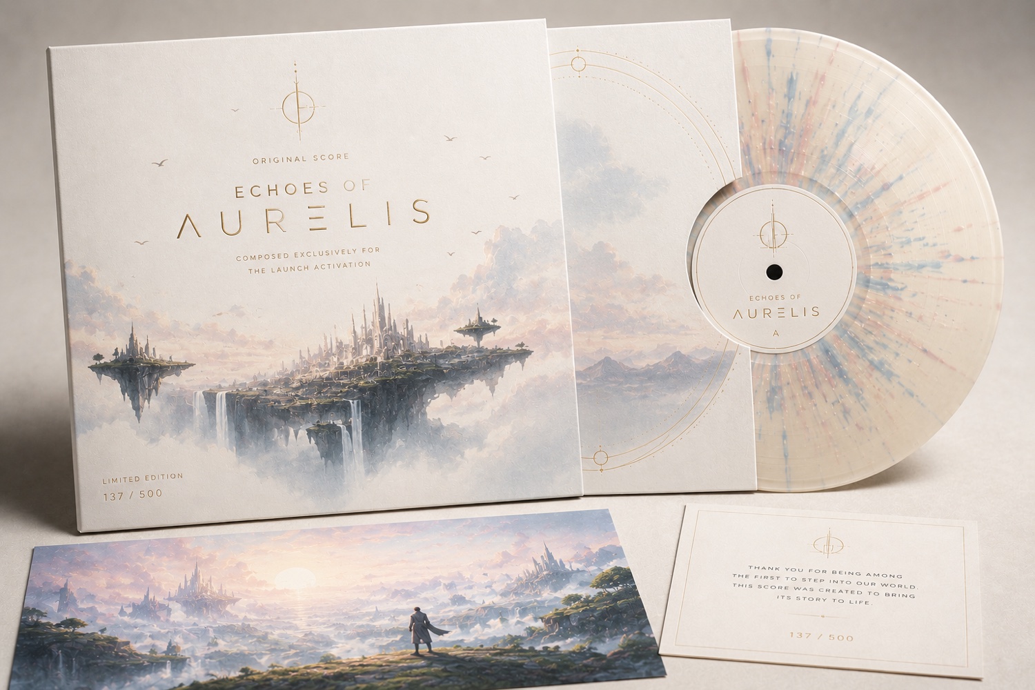 Collector's edition vinyl for the immersive fantasy game activation